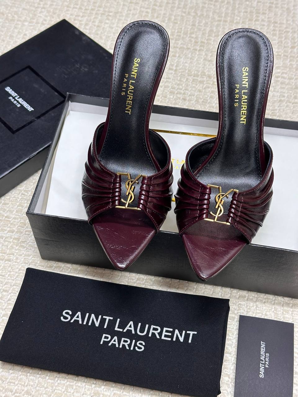 Saint Laurent Babylone Slippers