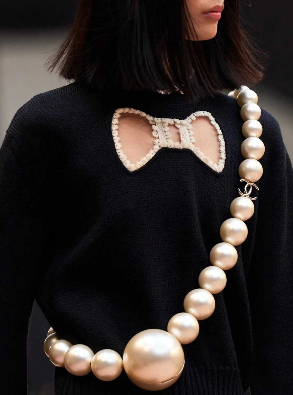 Chanel Pearl Necklace Miniature