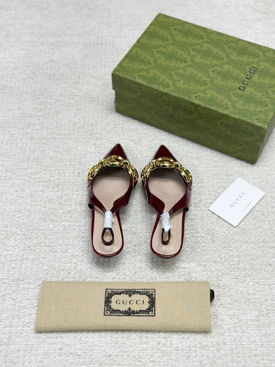 Gucci Marina Chain Backless Shoes