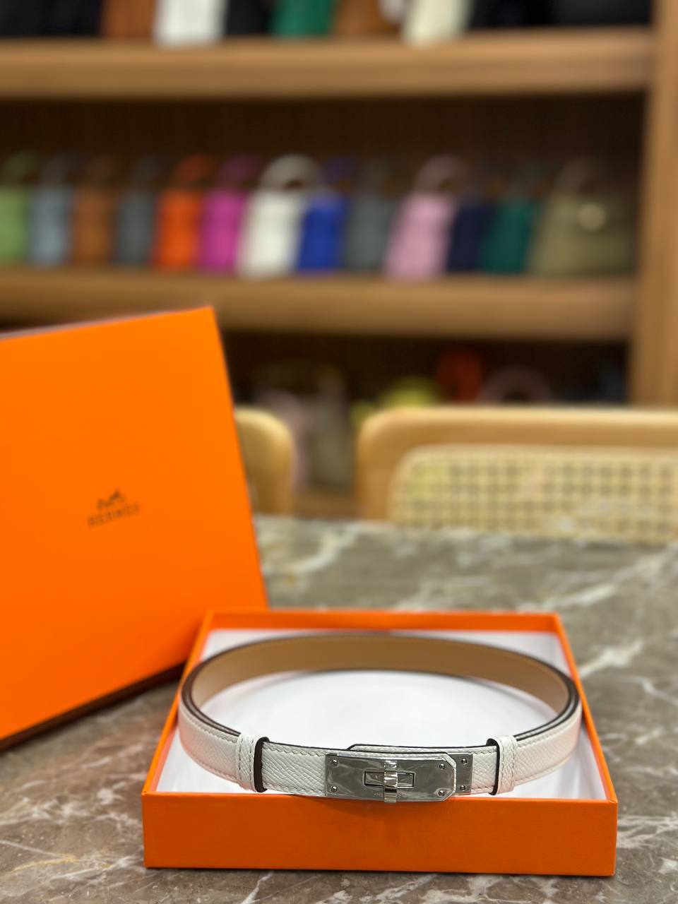 Hermes Deri Bel Kemeri - Glimmer of Luxury