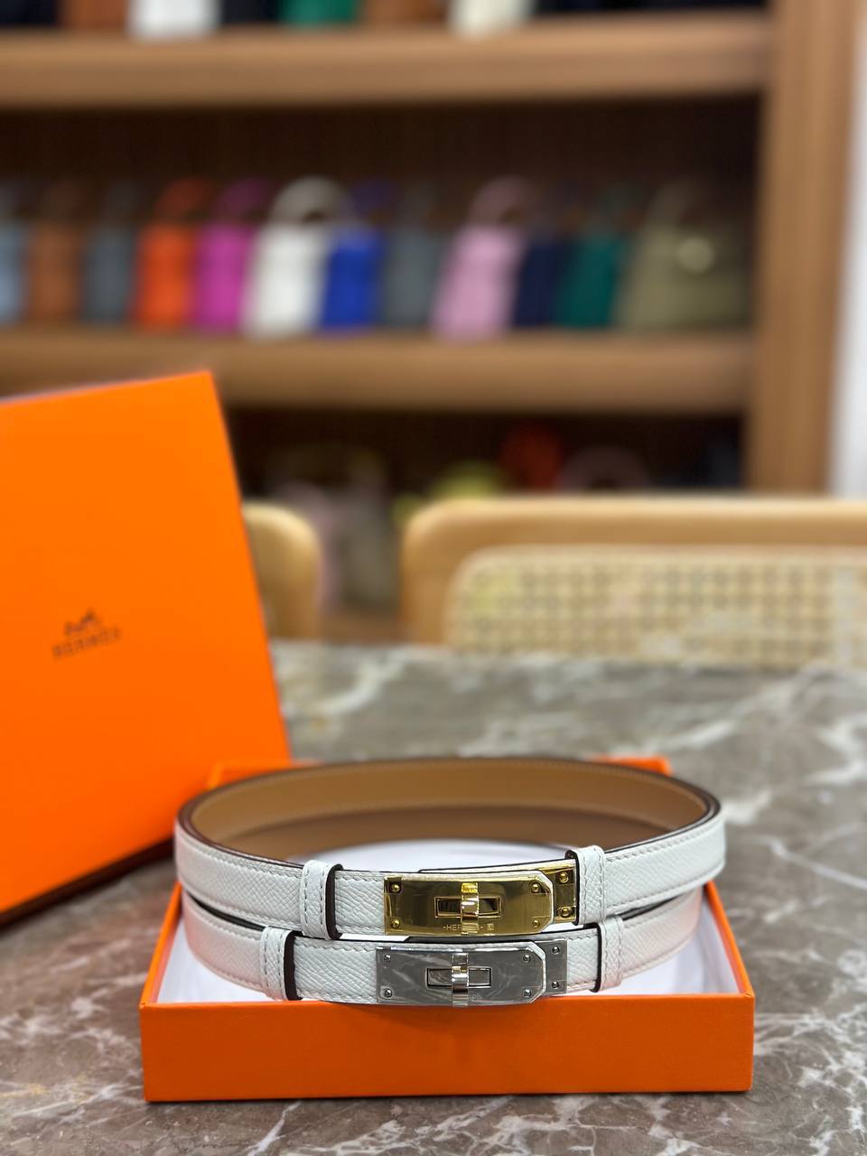 Hermes Deri Bel Kemeri - Glimmer of Luxury