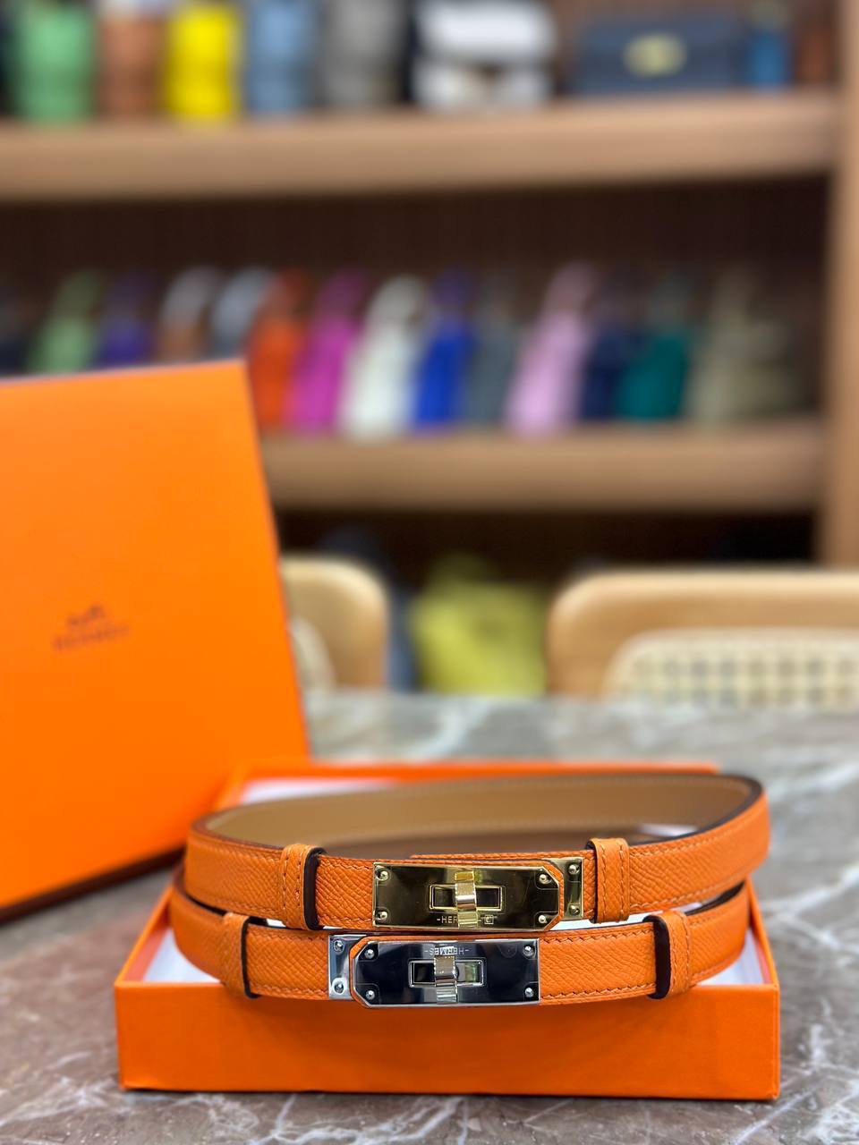 Hermes Deri Bel Kemeri - Glimmer of Luxury