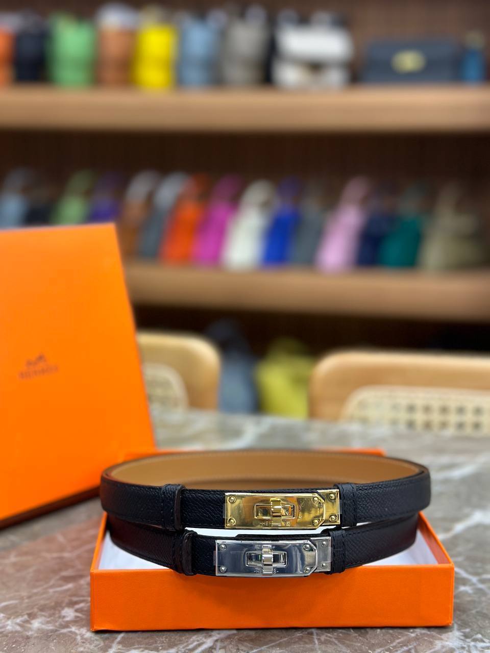 Hermes Deri Bel Kemeri - Glimmer of Luxury