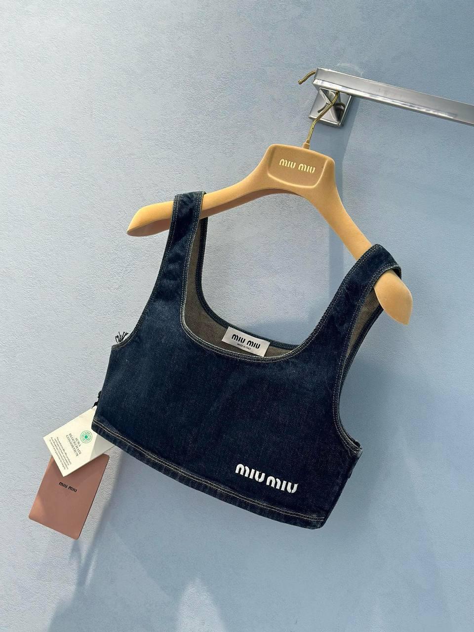 Miu Miu Streç Denim Üst - Glimmer of Luxury