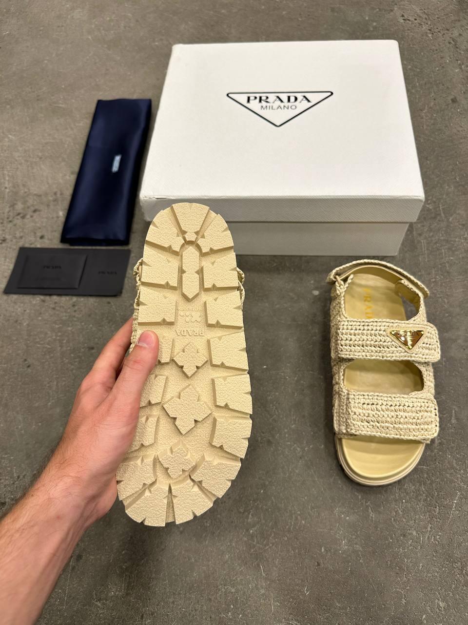 Prada Crochet Sandaletler - Glimmer of Luxury