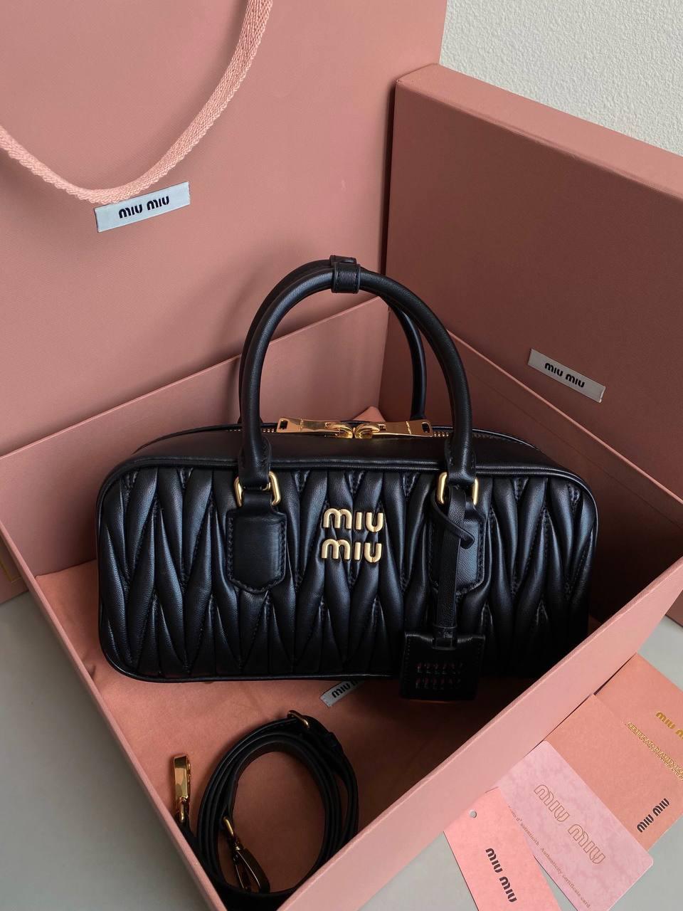 Miu Miu Arcadie Matelassé Nappa Deri Çanta - Glimmer of Luxury