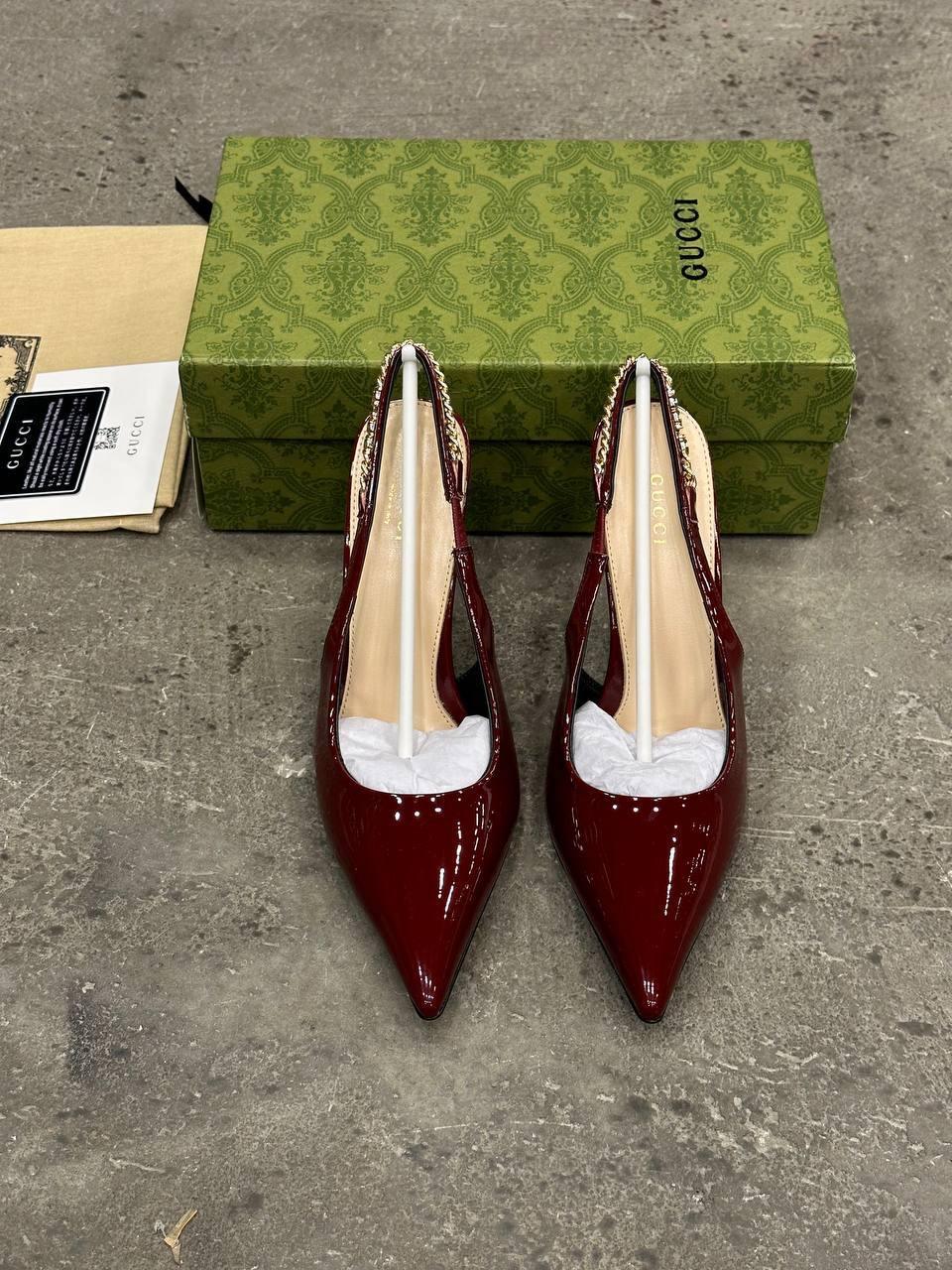 Gucci Signoria Askılı Topuklu Ayakkabı - Glimmer of Luxury