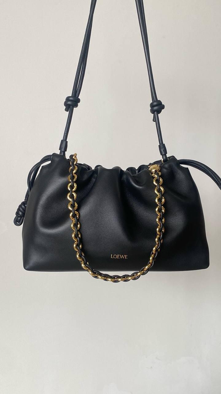 Loewe Mini Flamenco Siyah Kadın Deri Çanta - Glimmer of Luxury