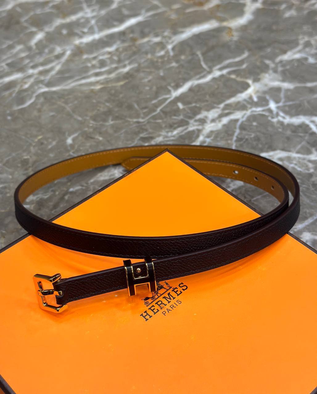 Hermes Deri Bel Kemeri - Glimmer of Luxury
