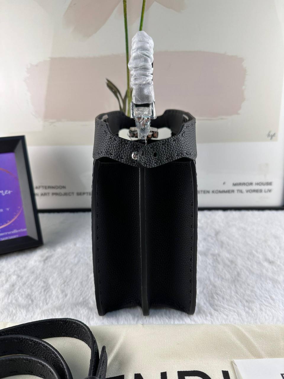 Fendi Peekaboo Mini ISeeU - Egzotik Detaylara Sahip Selleria Çanta - Glimmer of Luxury