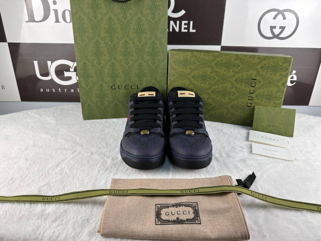 Gucci Erkekler Screener Spor Ayakkabı - Glimmer of Luxury