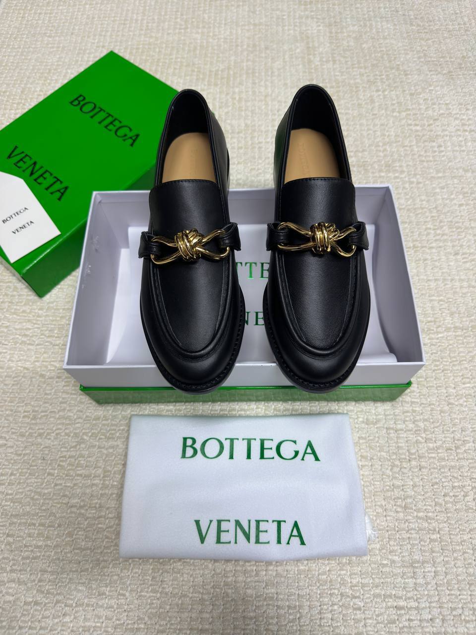 Bottega Veneta Astaire Loafers Black