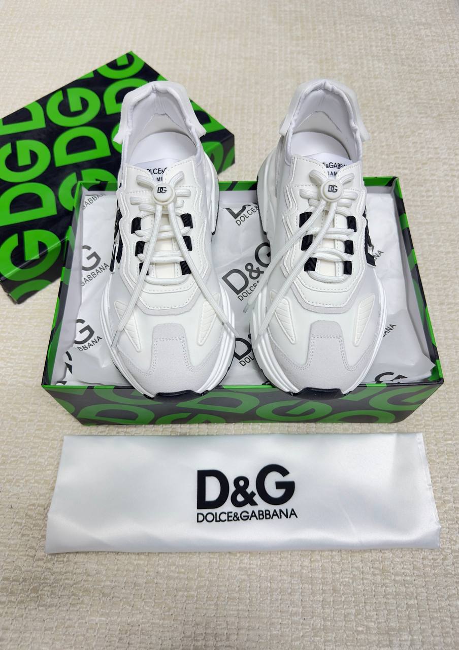 Dolce Gabbana Mixed Material Daymaster Sneakers