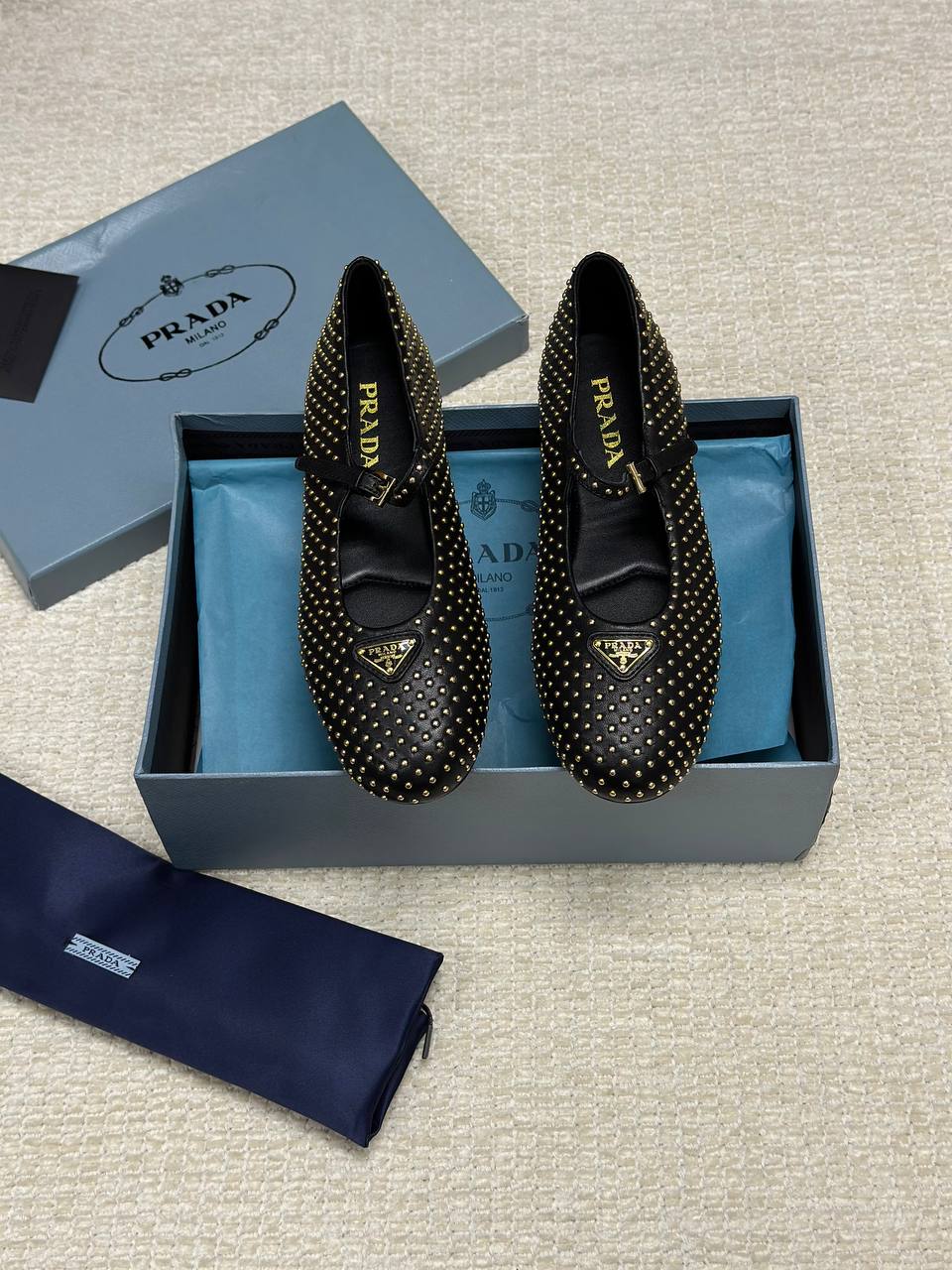 Prada Nappa Ballet Shoes