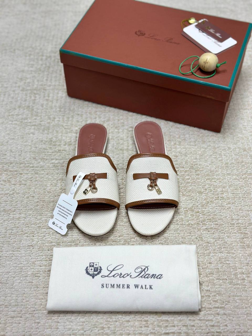 Loro Piana Summer Charms Sandals