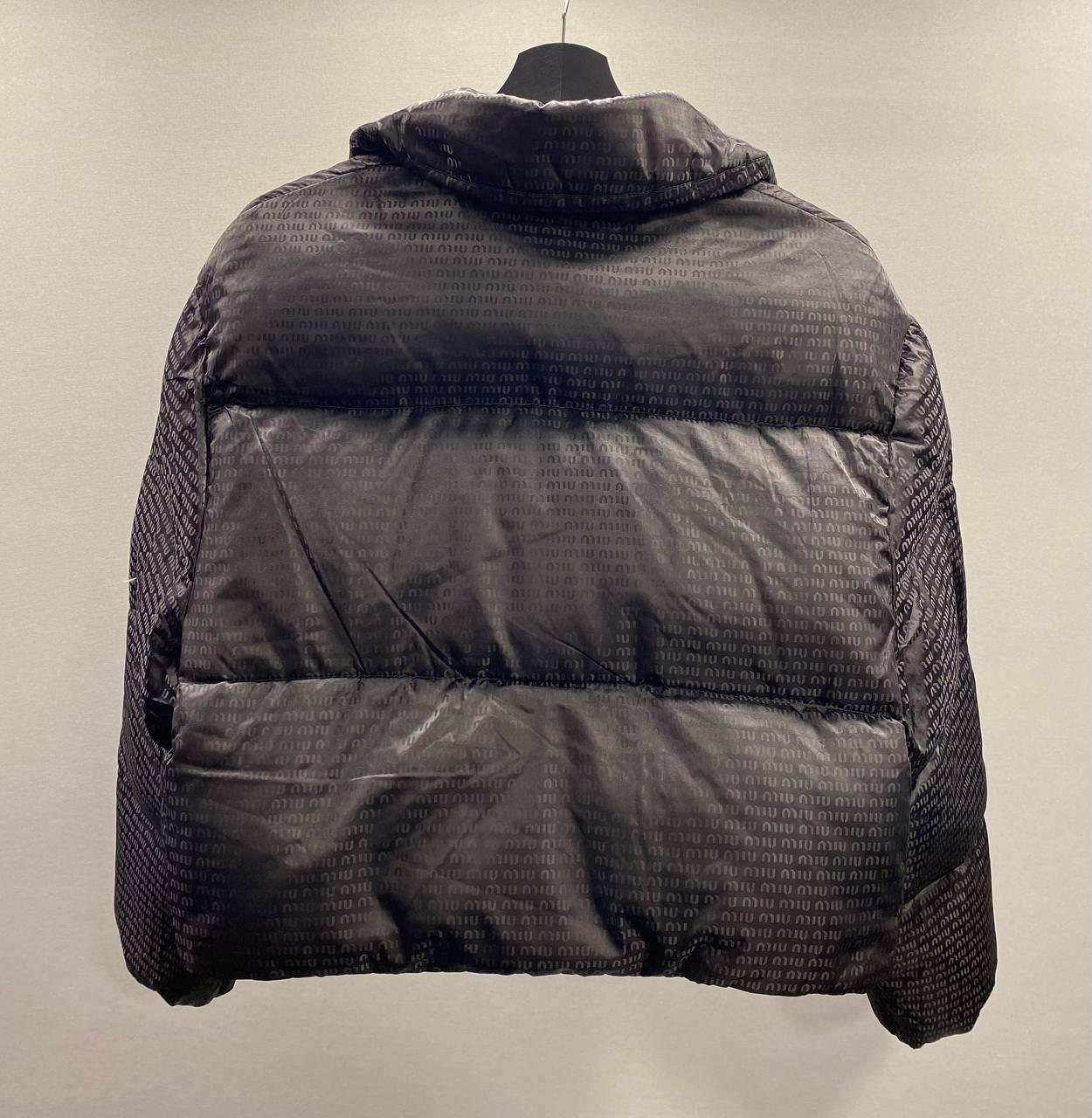 Miumiu Kırpılmış naylon kaz tüyü mont Desenli - Glimmer of Luxury