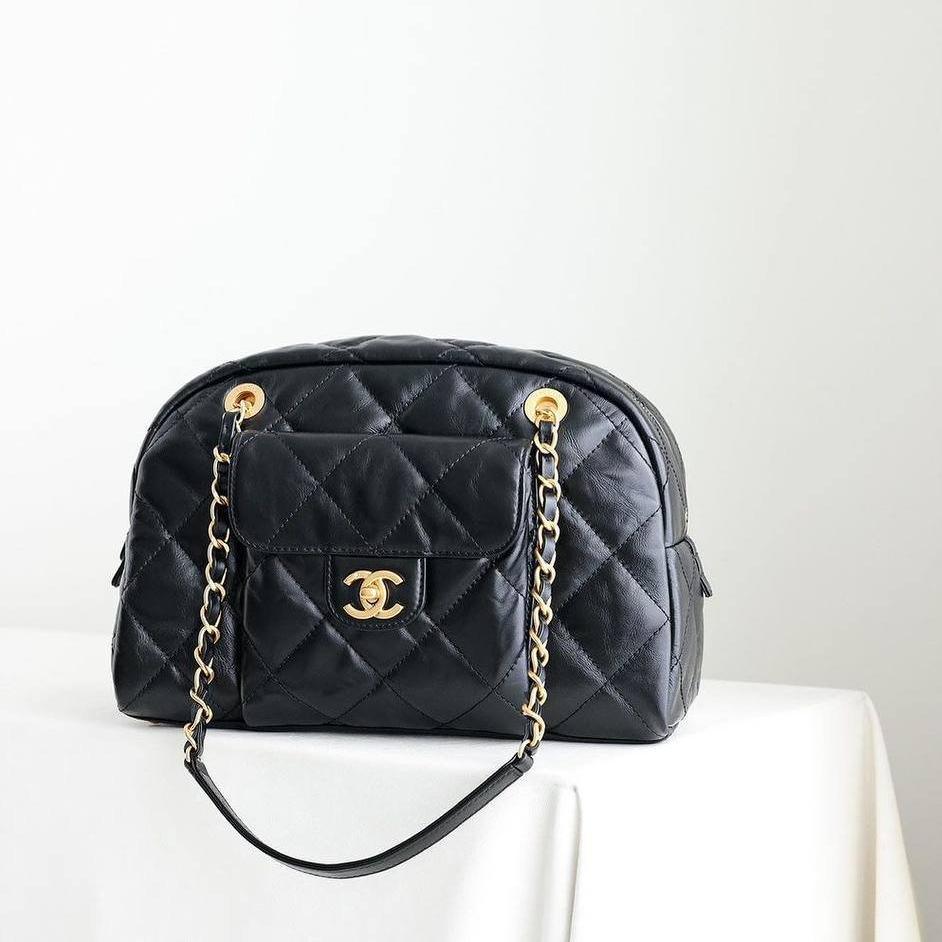 Chanel 24A Bowling Çantası Büyük Boy - Glimmer of Luxury