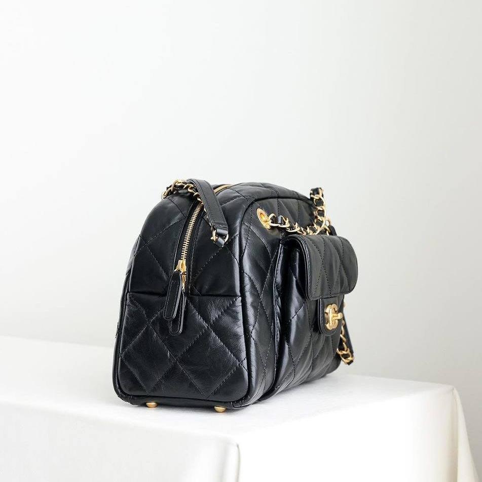 Chanel 24A Bowling Çantası Büyük Boy - Glimmer of Luxury