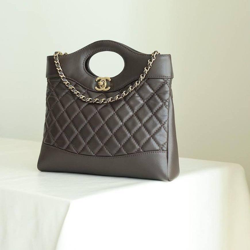 Chanel 31 Mini Çanta Koyu Çikolata - Glimmer of Luxury