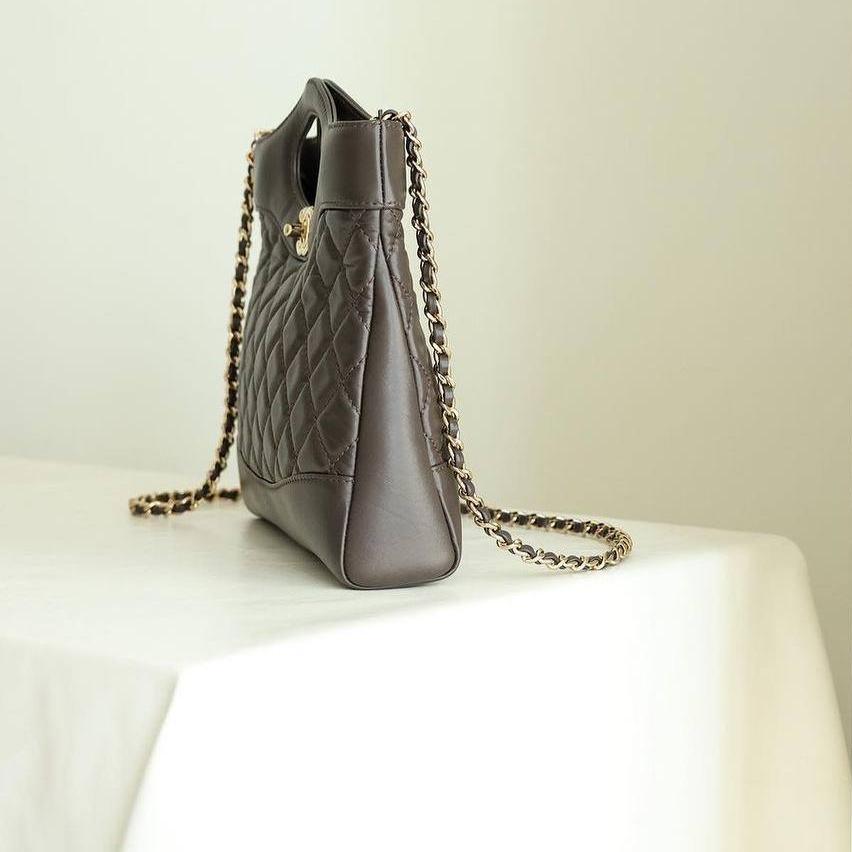 Chanel 31 Mini Çanta Koyu Çikolata - Glimmer of Luxury