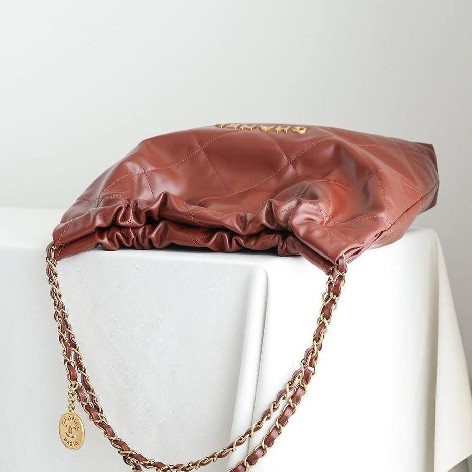 Chanel 22 Mini Çanta Kahverengi - Glimmer of Luxury