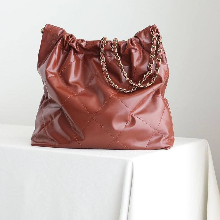 Chanel 22 Mini Çanta Kahverengi - Glimmer of Luxury