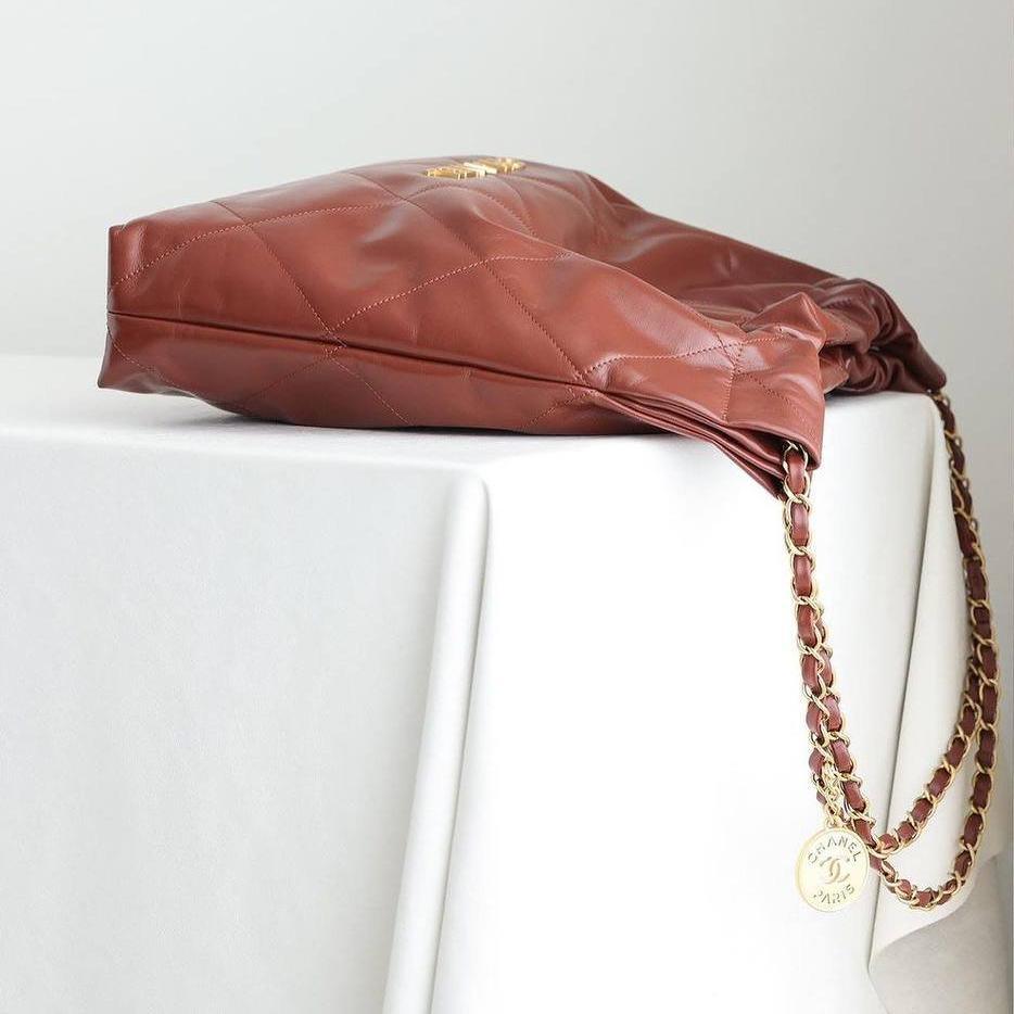 Chanel 22 Mini Çanta Kahverengi - Glimmer of Luxury