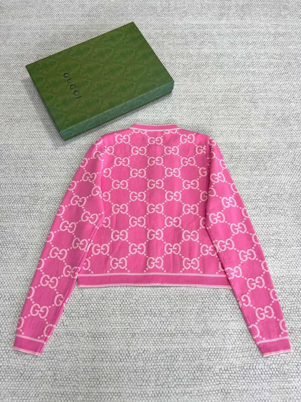 Gucci GG Pamuklu Jakarlı Hırka - Glimmer of Luxury