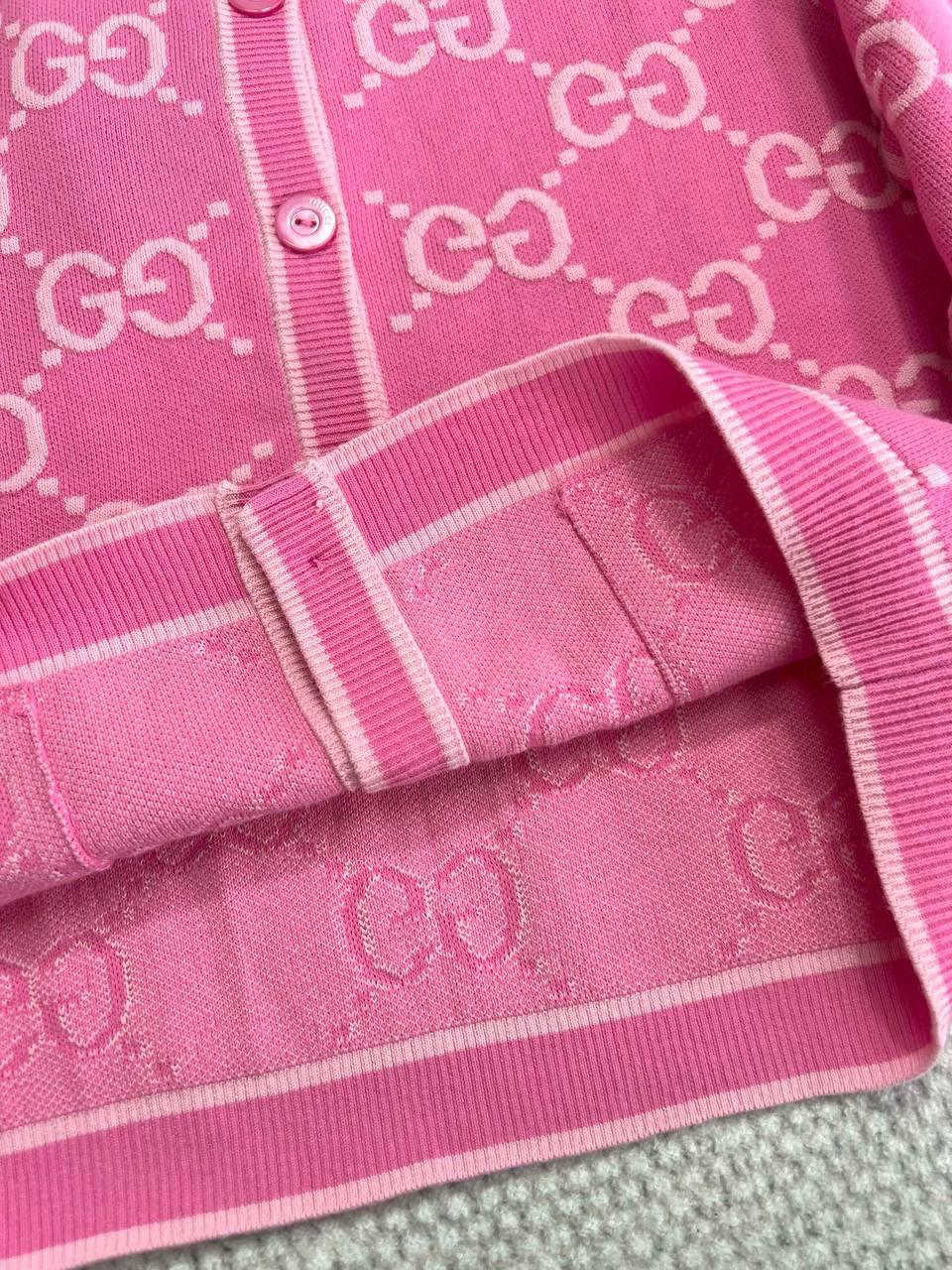 Gucci GG Pamuklu Jakarlı Hırka - Glimmer of Luxury