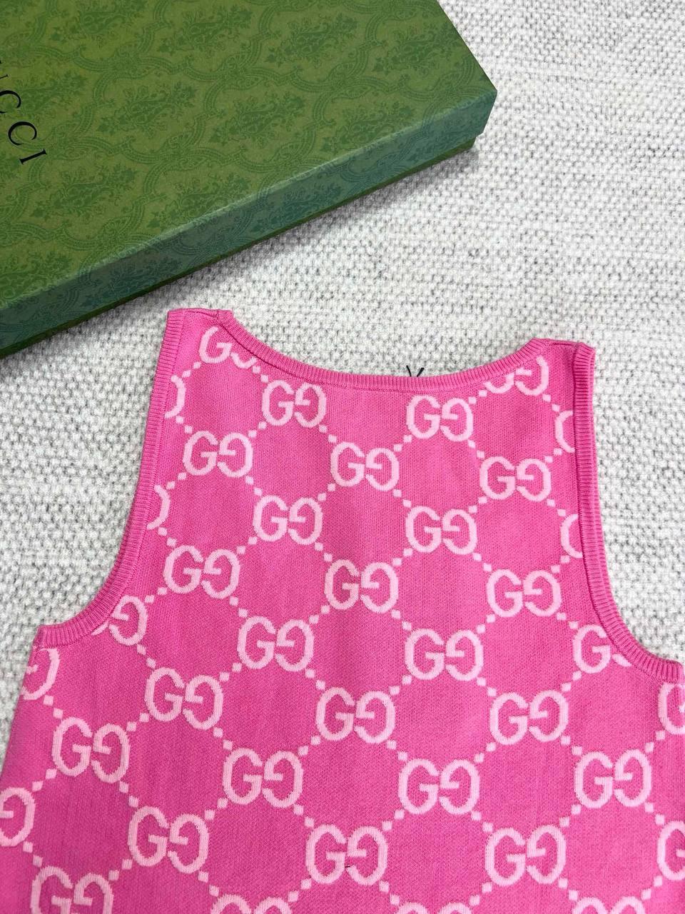 Gucci GG Pamuklu Jakarlı Elbise - Glimmer of Luxury