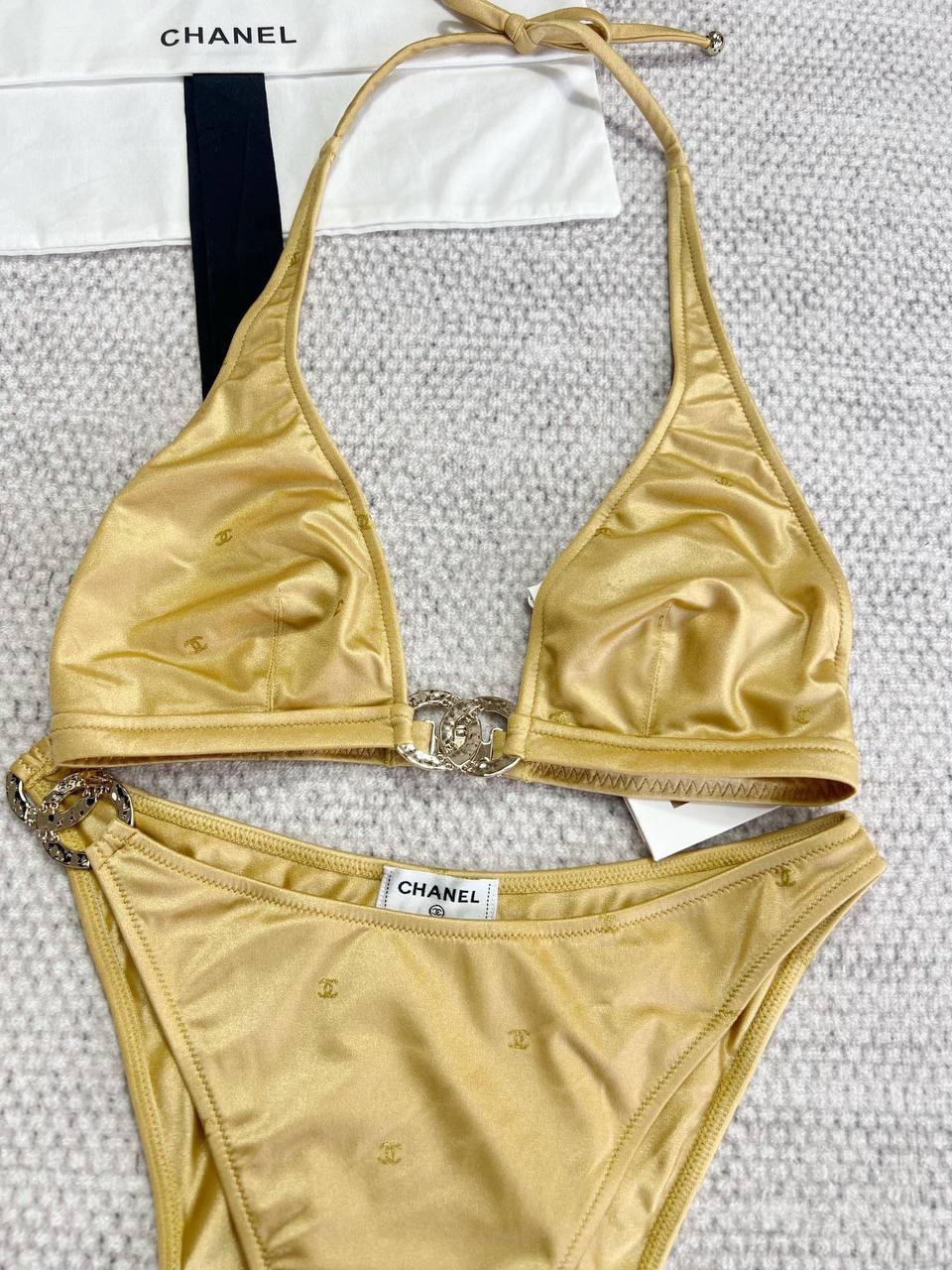 Chanel Altın Renk Mayo - Glimmer of Luxury