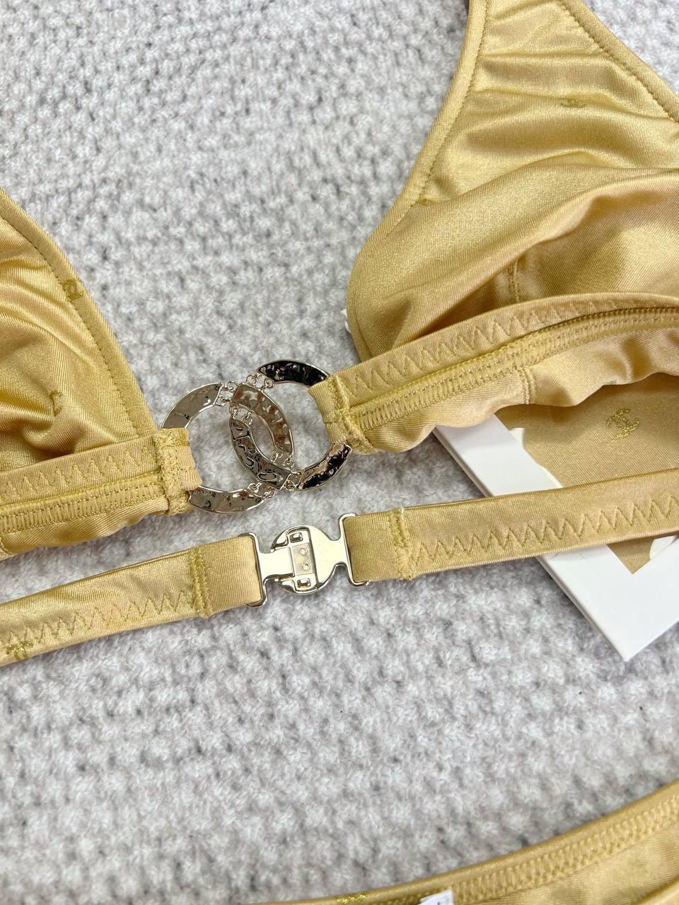 Chanel Altın Renk Mayo - Glimmer of Luxury