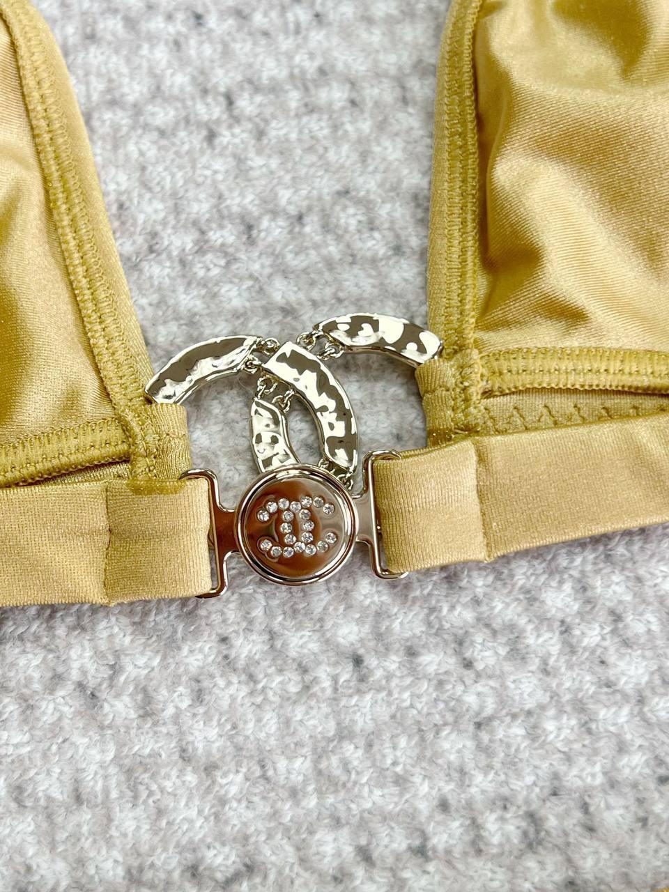 Chanel Altın Renk Mayo - Glimmer of Luxury