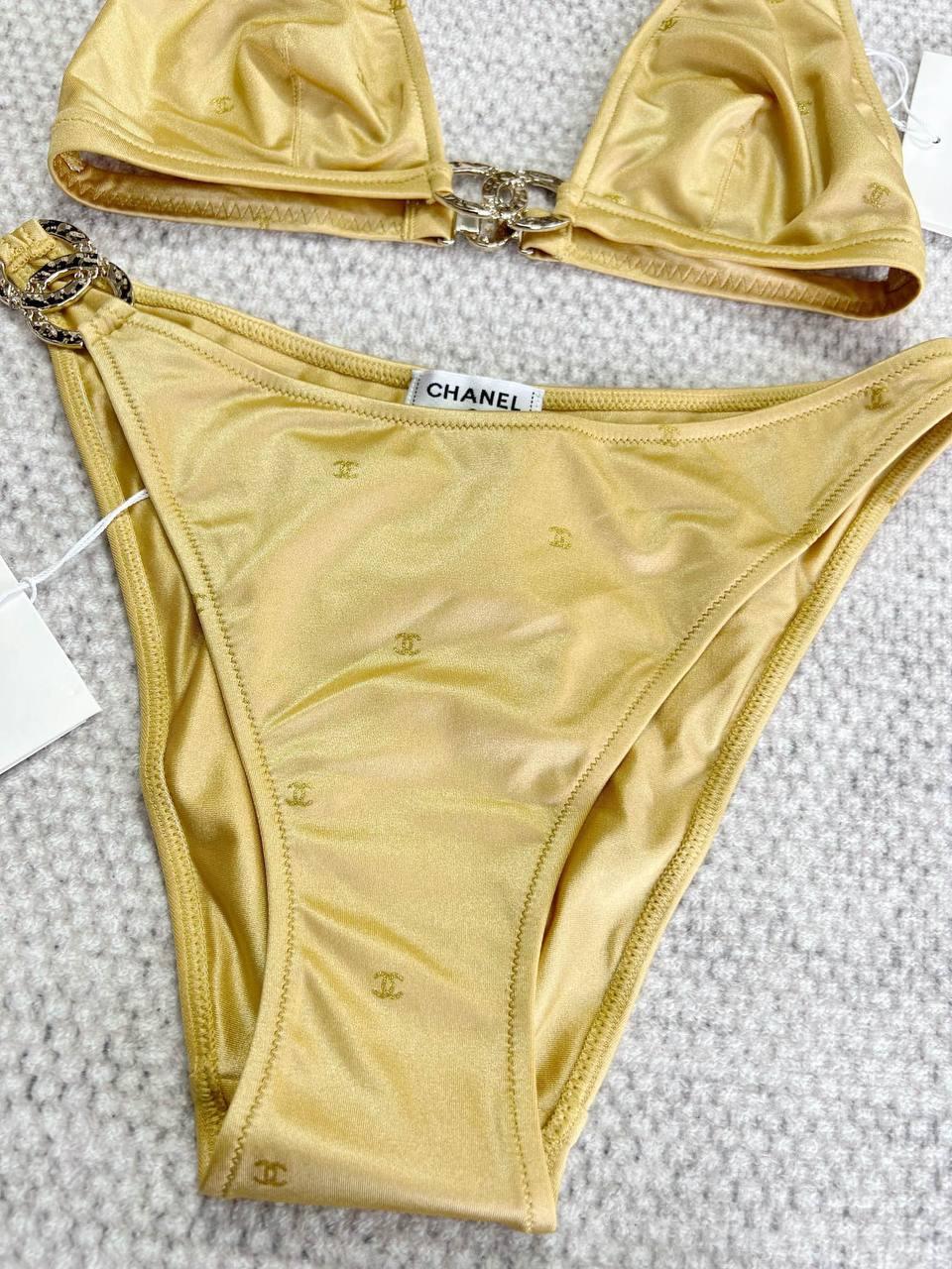 Chanel Altın Renk Mayo - Glimmer of Luxury