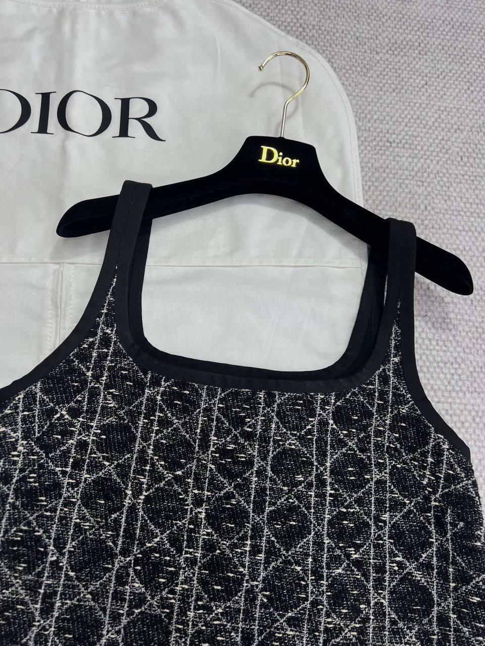 Dior Siyah Tüvit Midi Elbise - Glimmer of Luxury