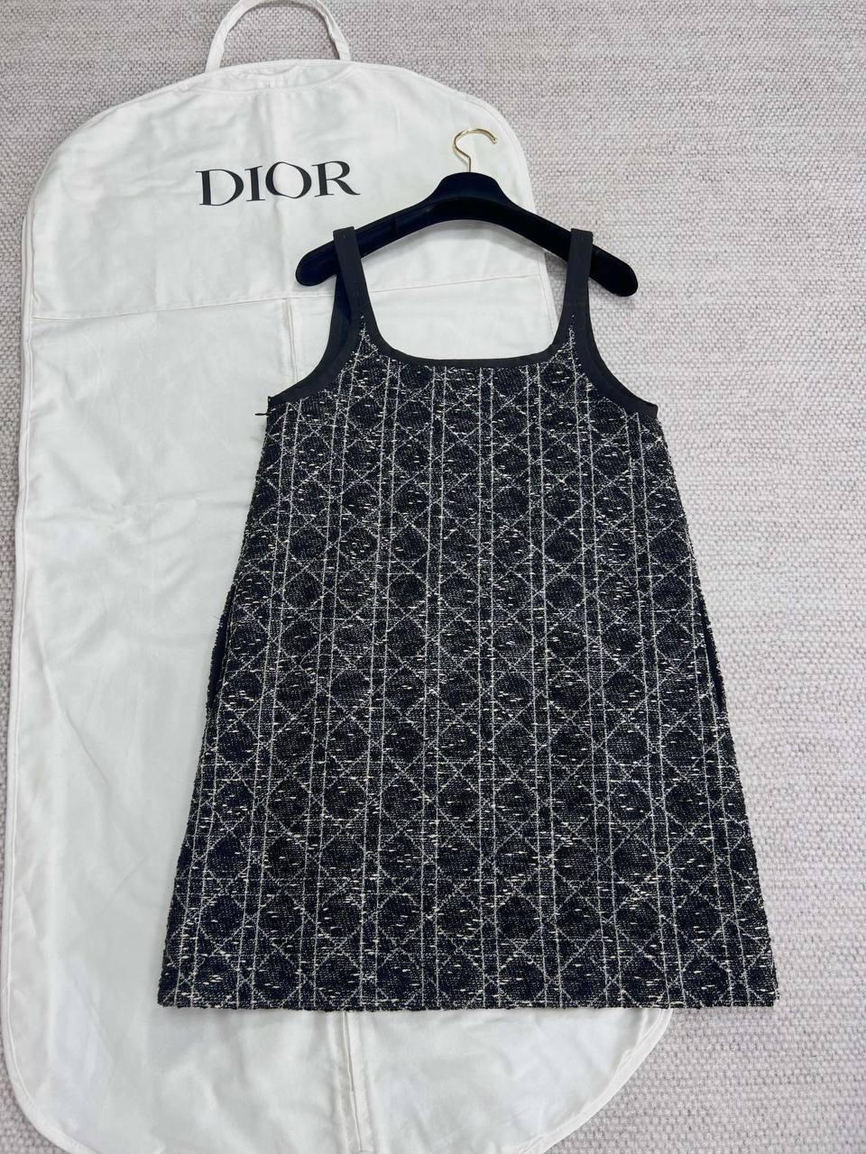 Dior Siyah Tüvit Midi Elbise - Glimmer of Luxury