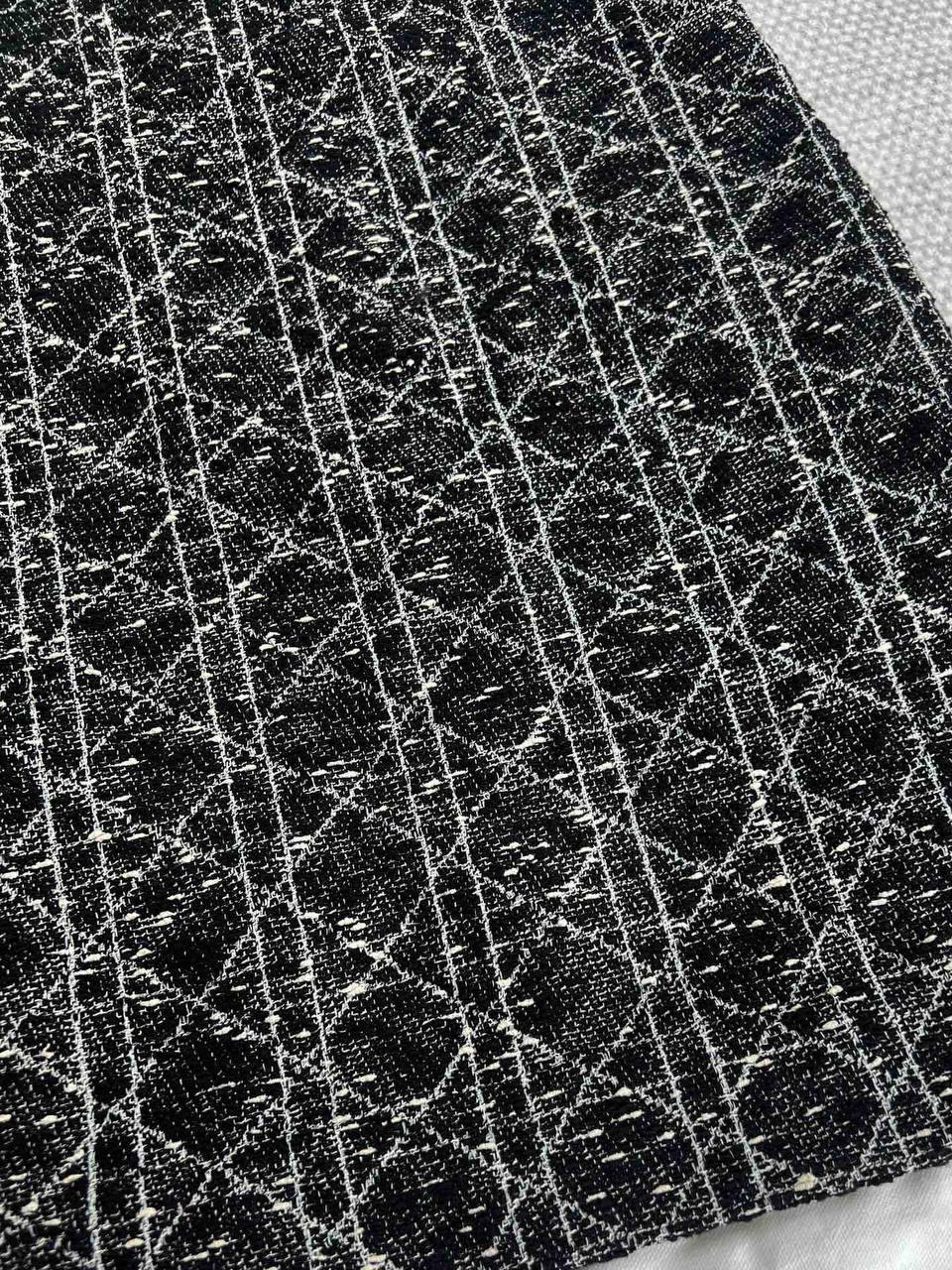 Dior Siyah Tüvit Midi Elbise - Glimmer of Luxury