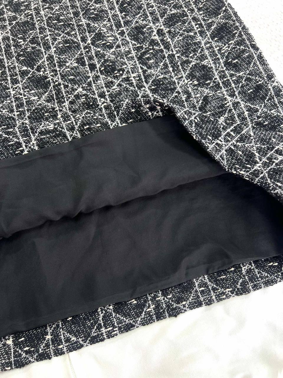 Dior Siyah Tüvit Midi Elbise - Glimmer of Luxury