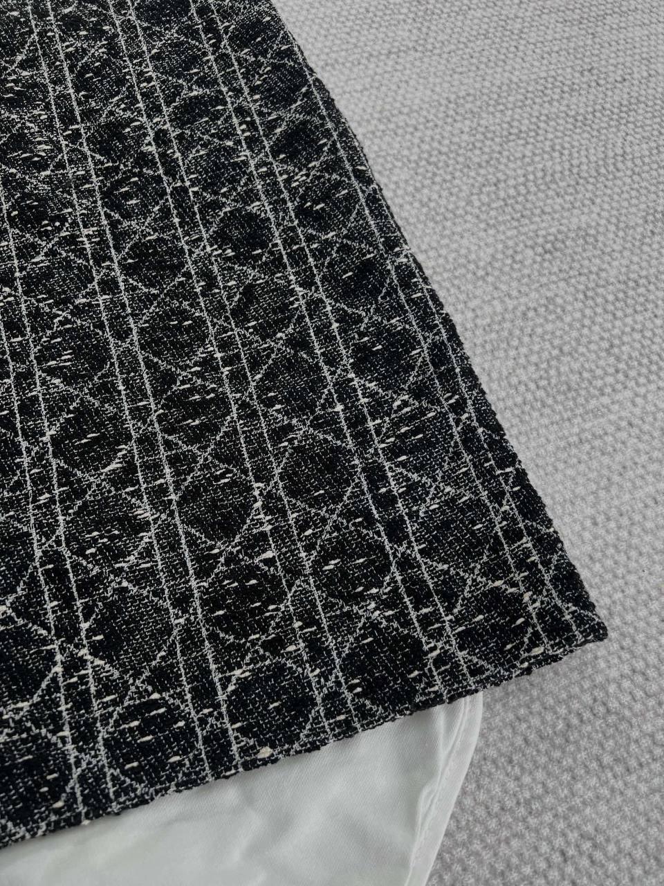 Dior Siyah Tüvit Midi Elbise - Glimmer of Luxury