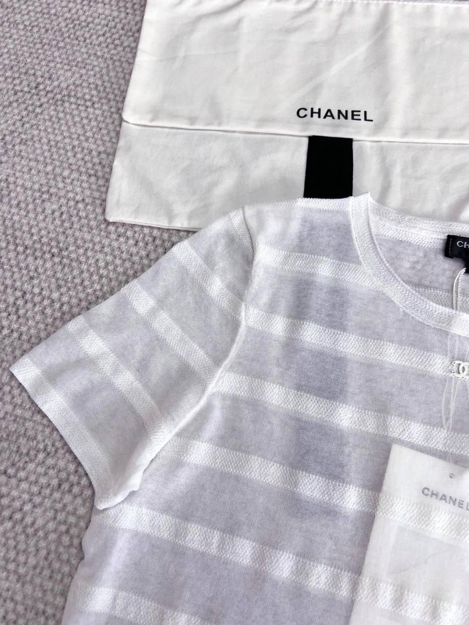 Chanel İpek Tişört S24 - Glimmer of Luxury