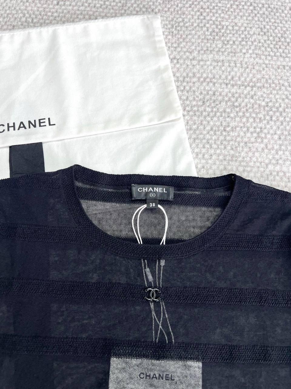 Chanel İpek Tişört S24 - Glimmer of Luxury