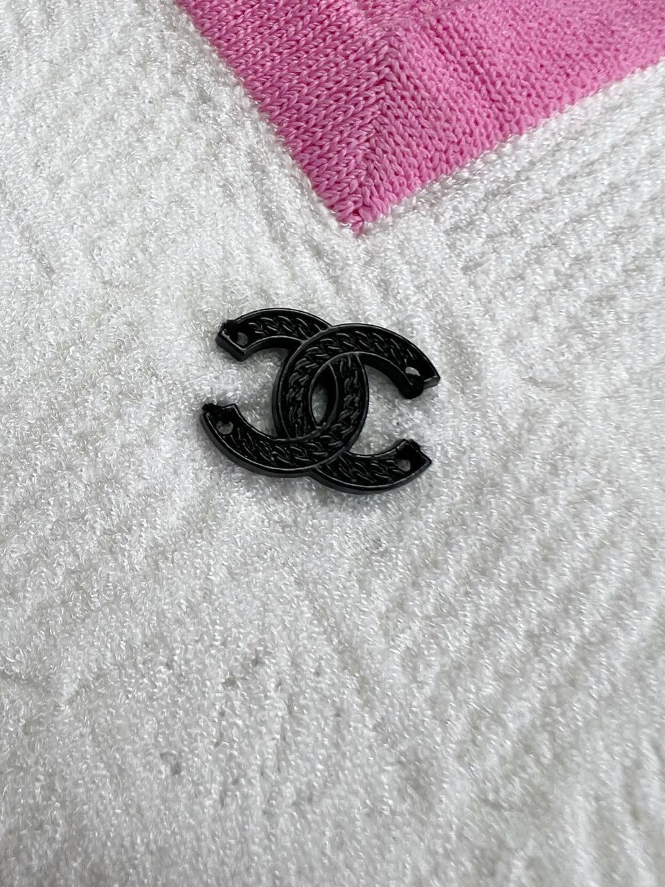 Chanel Çok Renkli V Yakalı Atlet - Glimmer of Luxury