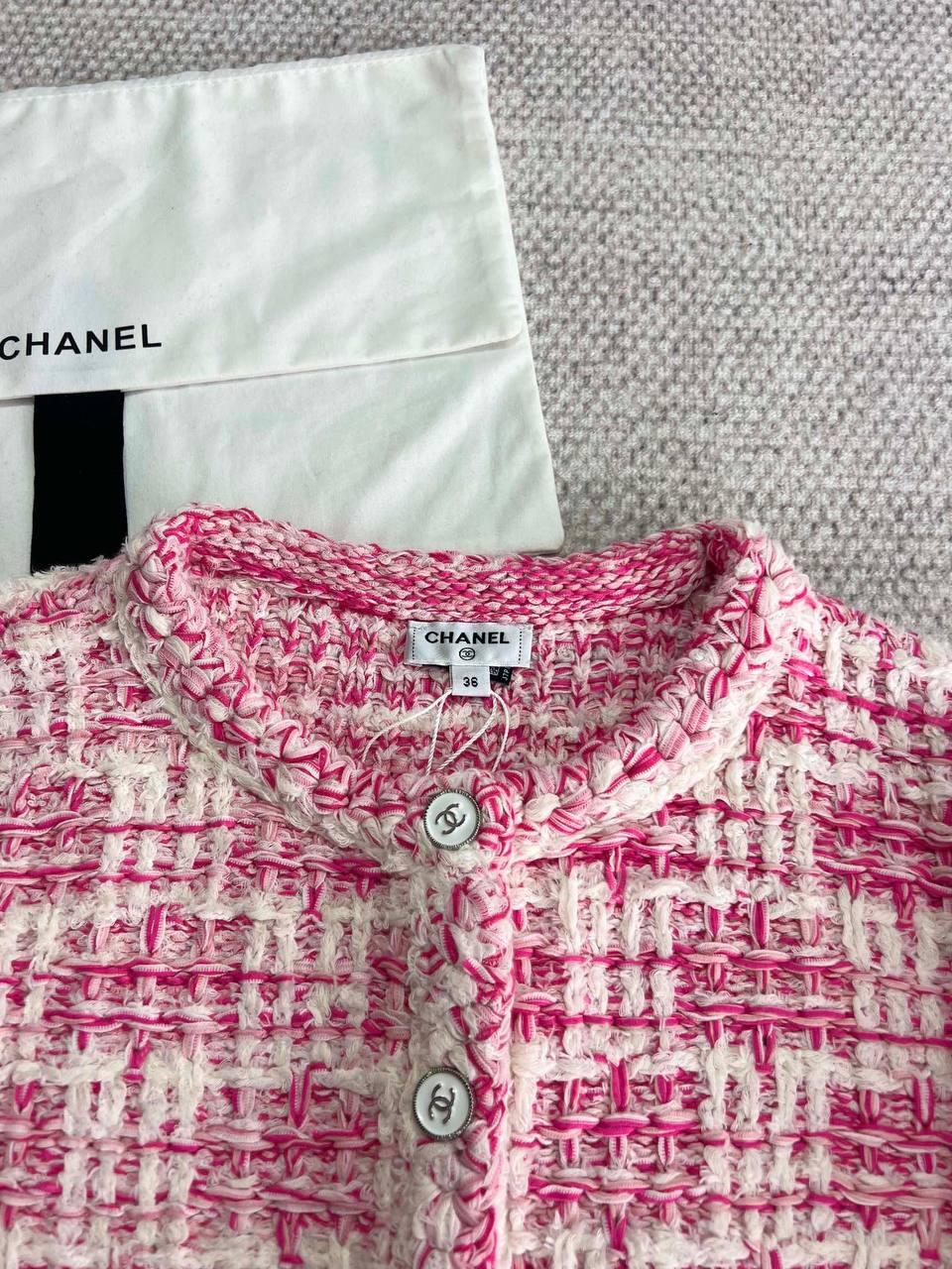 Chanel 24 Pembe Tüvit Ceket - Glimmer of Luxury