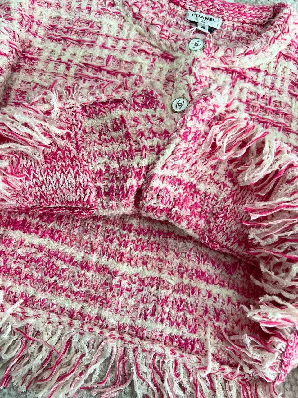 Chanel 24 Pembe Tüvit Ceket - Glimmer of Luxury