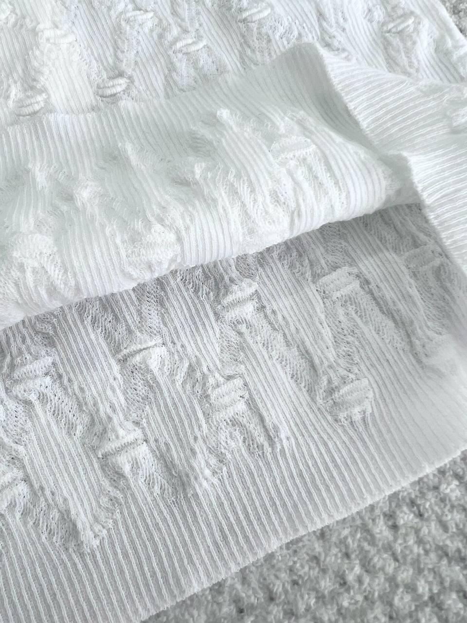 Chanel 2024 Beyaz Yaz Kolsuz Pamuklu Atlet - Glimmer of Luxury