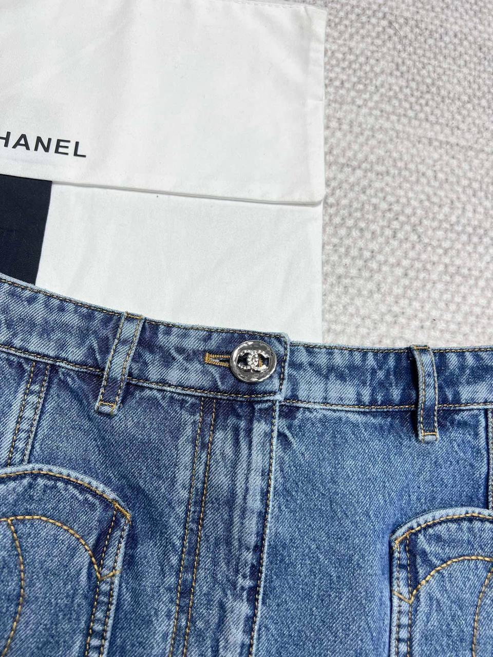 Chanel Logo Cepli Kot Mini Etek - Glimmer of Luxury