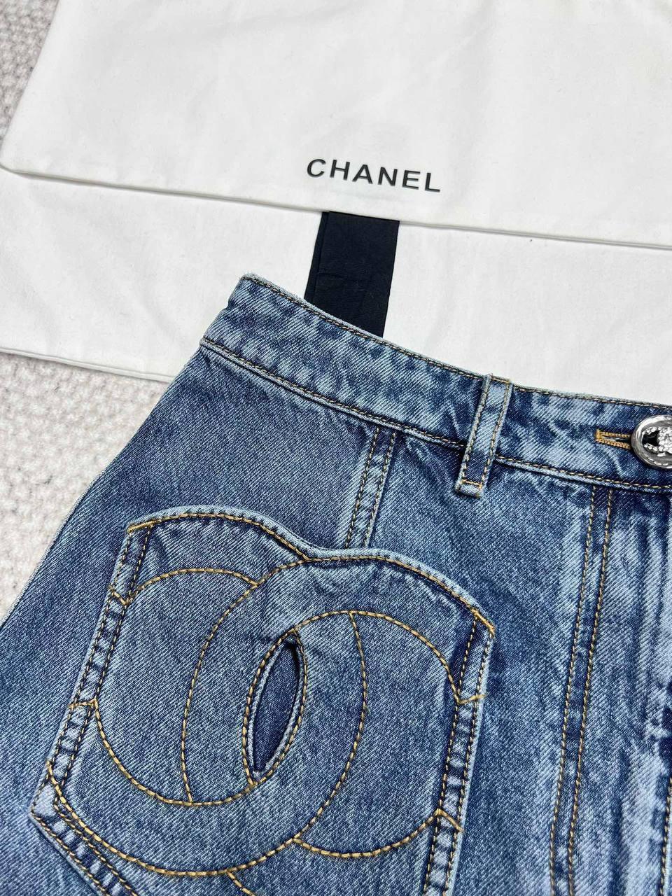 Chanel Logo Cepli Kot Mini Etek - Glimmer of Luxury