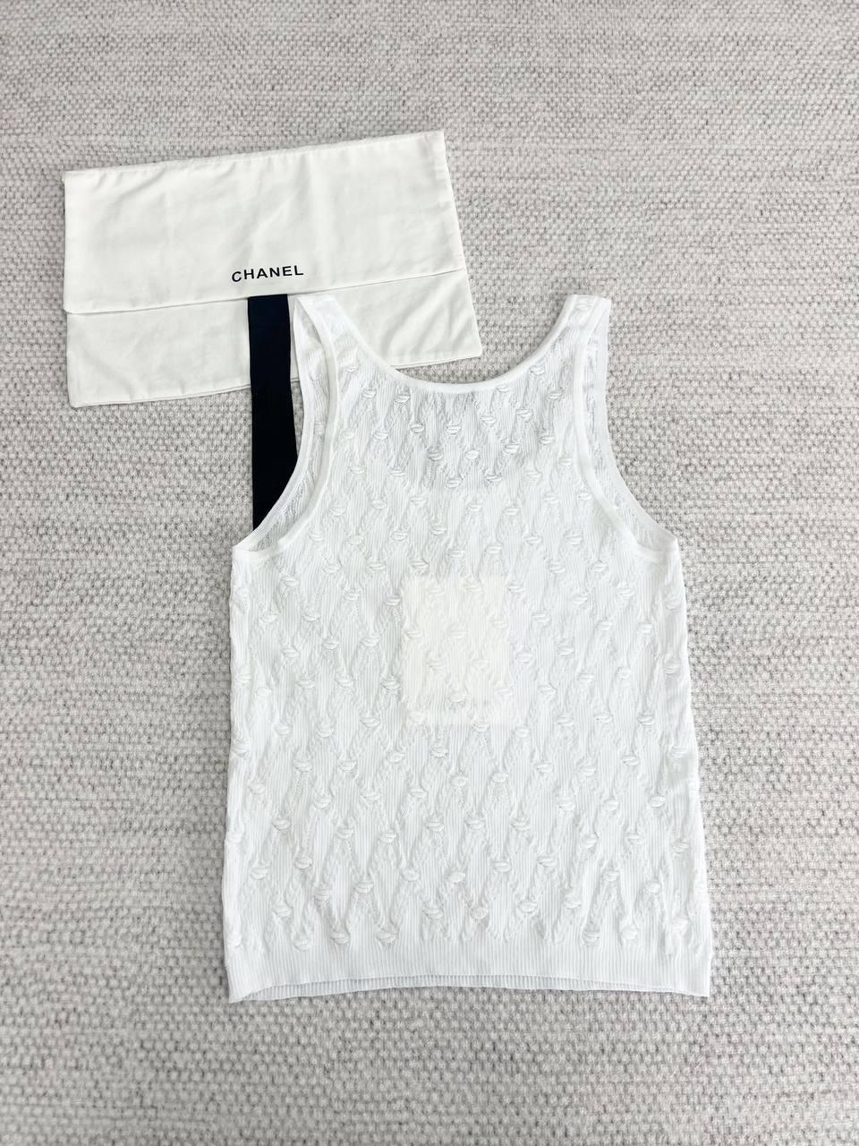 Chanel S24 Üst Beyaz - Glimmer of Luxury