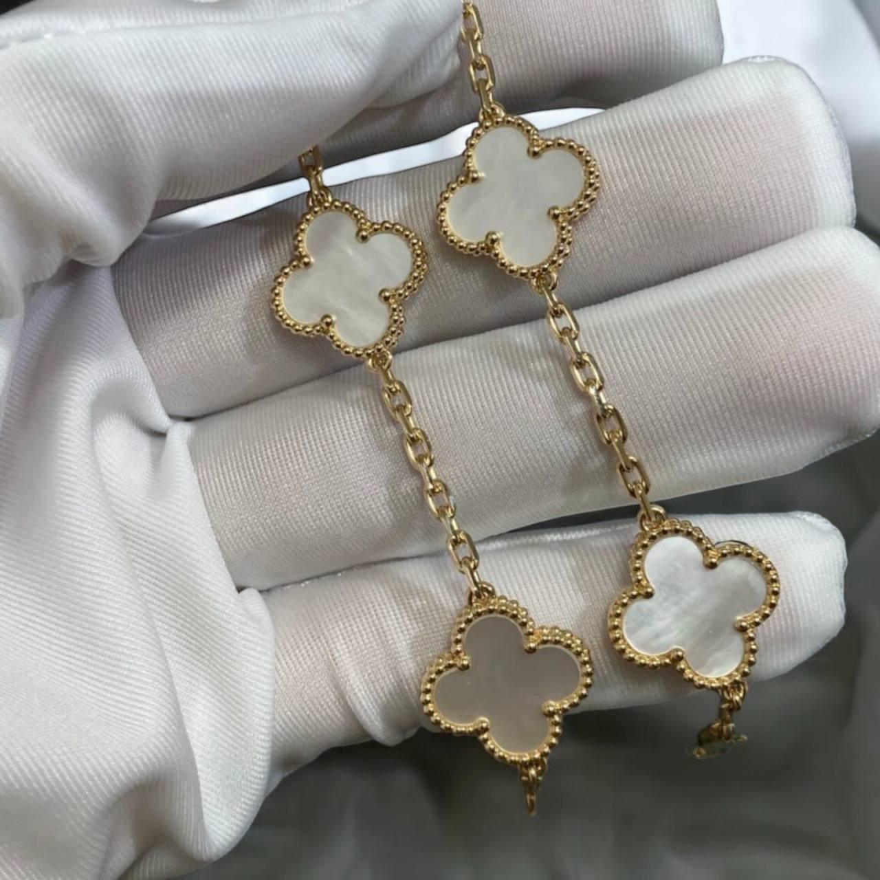 VCA Bileklik 18 Ayar Altın - Glimmer of Luxury