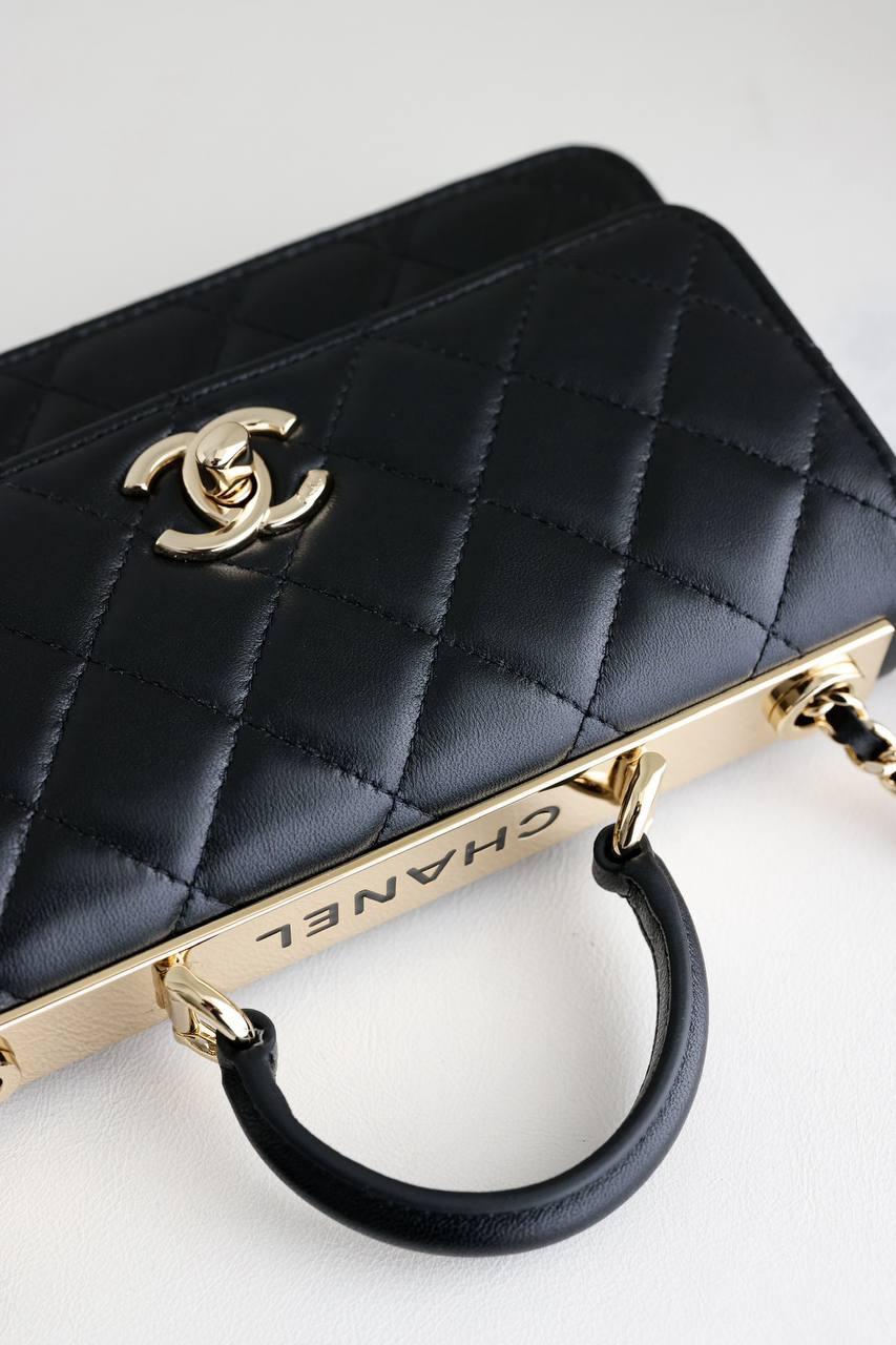 Chanel Üstten Saplı Mini Kapaklı Çanta - Glimmer of Luxury